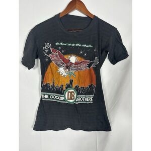 Vintage Doobie Brothers Concert T-shirt Takin it to‎ the Streets Single Stitch
